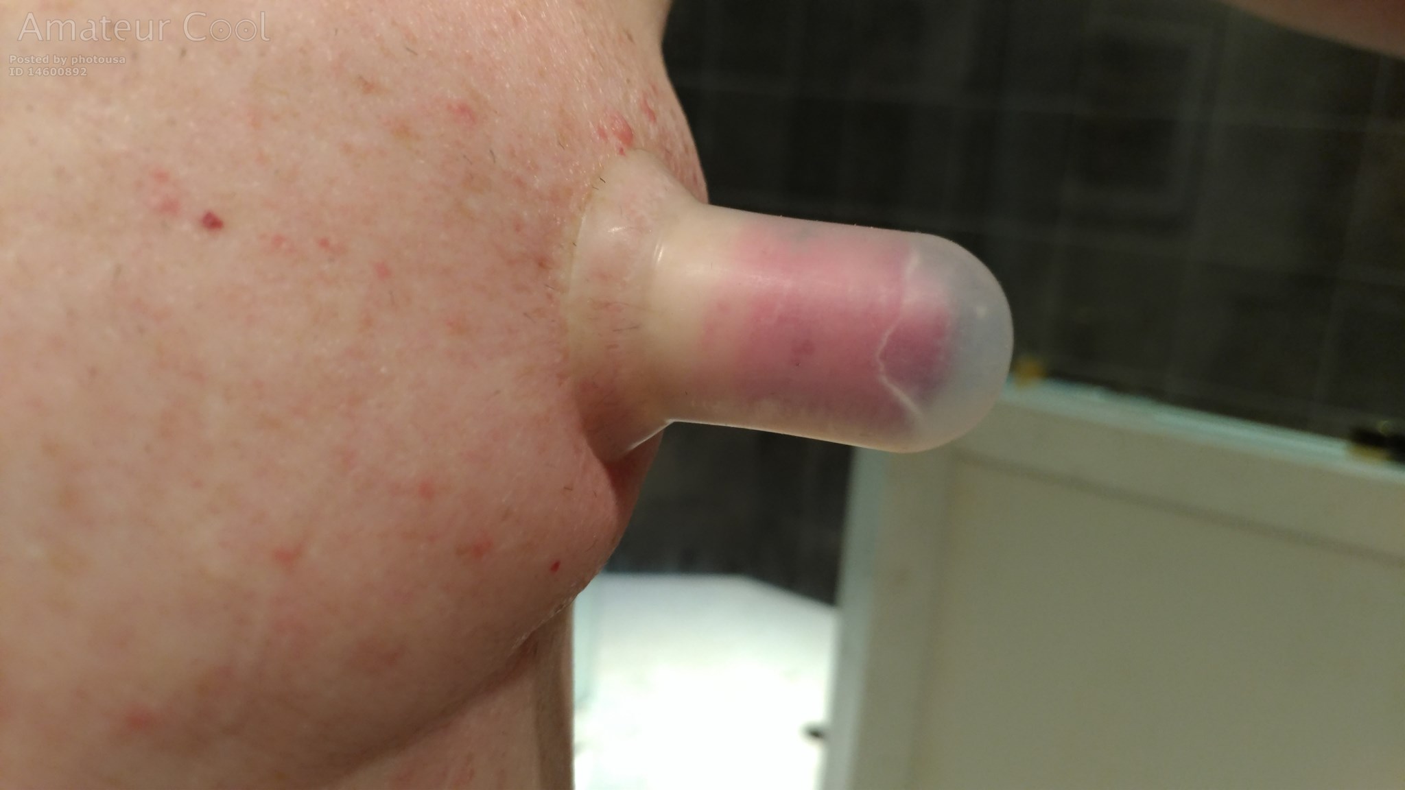 Love stretching my nipples with my 5xl nipple stretchers