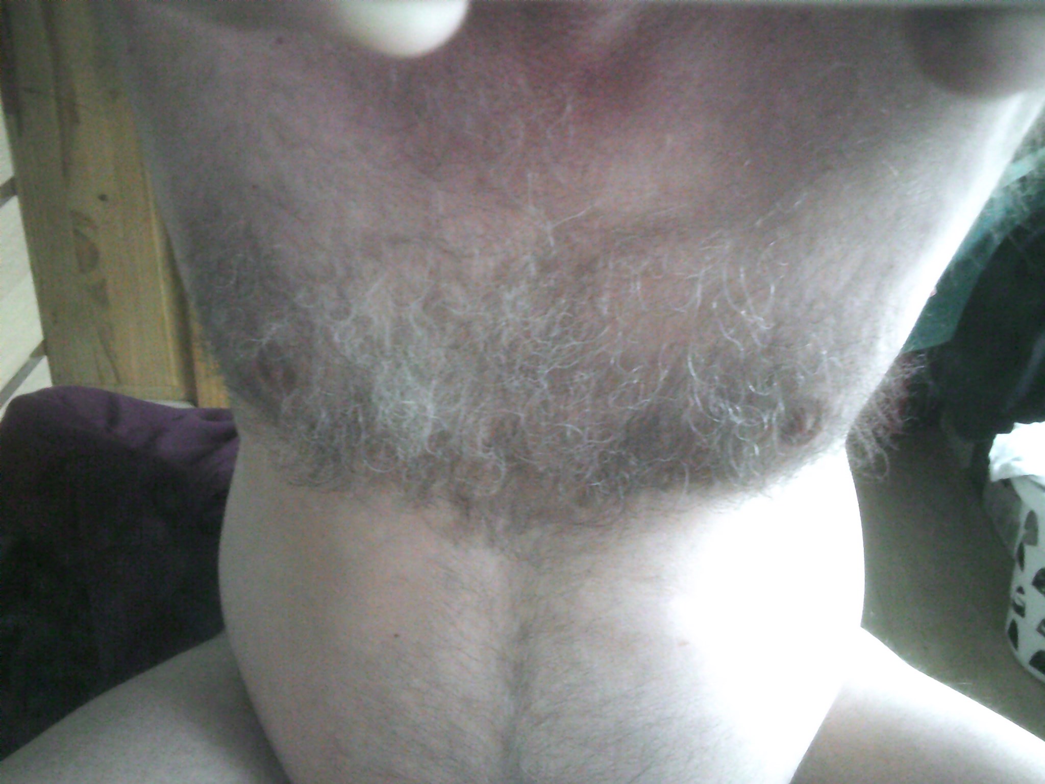 Hairy moobs
