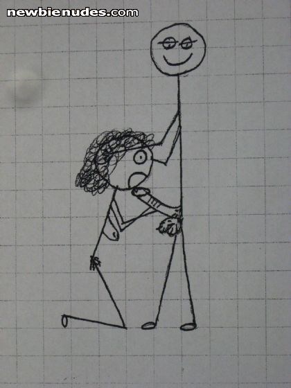 I got this great pic of Kimberley sucking my cock!  Kimberley loves playing with my cock!