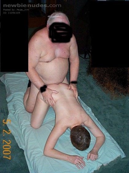 A cuckold's wife doggy