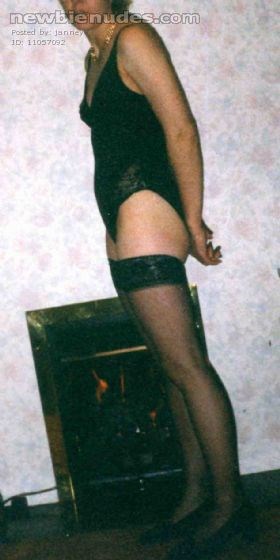 warming it by the fire