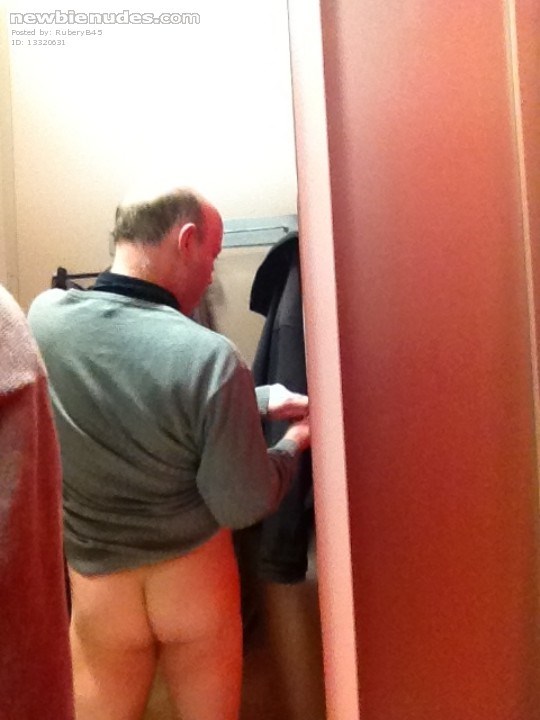 Shopping for trousers/pants in Matalan.